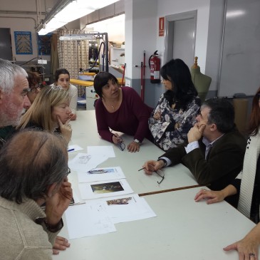 Reunió del Museu Lleida i l’INS Guindàvols amb els arqueòlegs de la Fortalesa dels Vilars