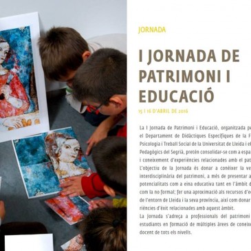 I Jornada de Patrimoni i Educació